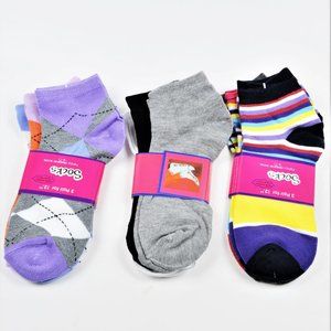 NWT Women's Cotton Low Cut Socks Shoe Size: 6-10